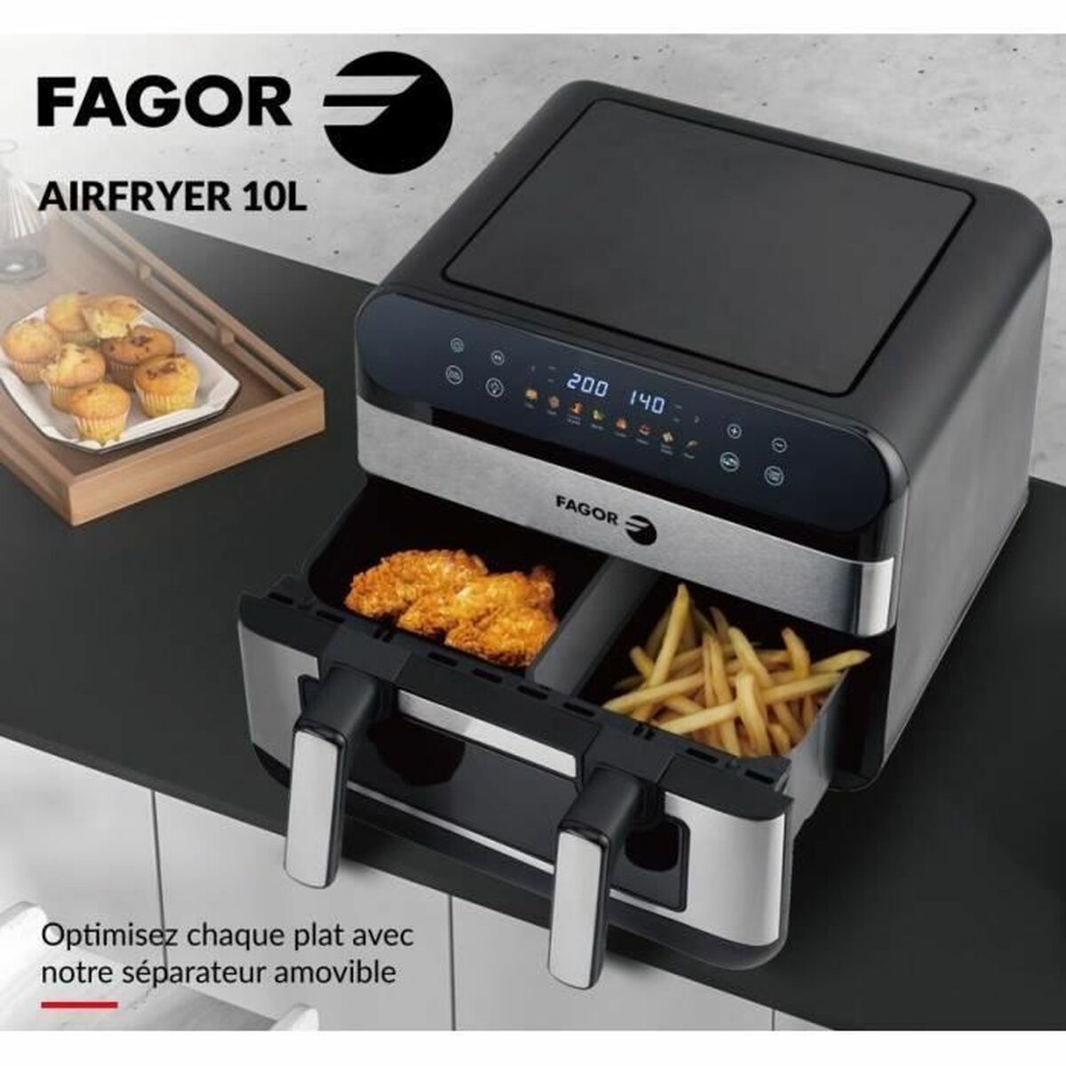 Air Fryer Fagor Fgf10 2400 W 10 L - CA International   #