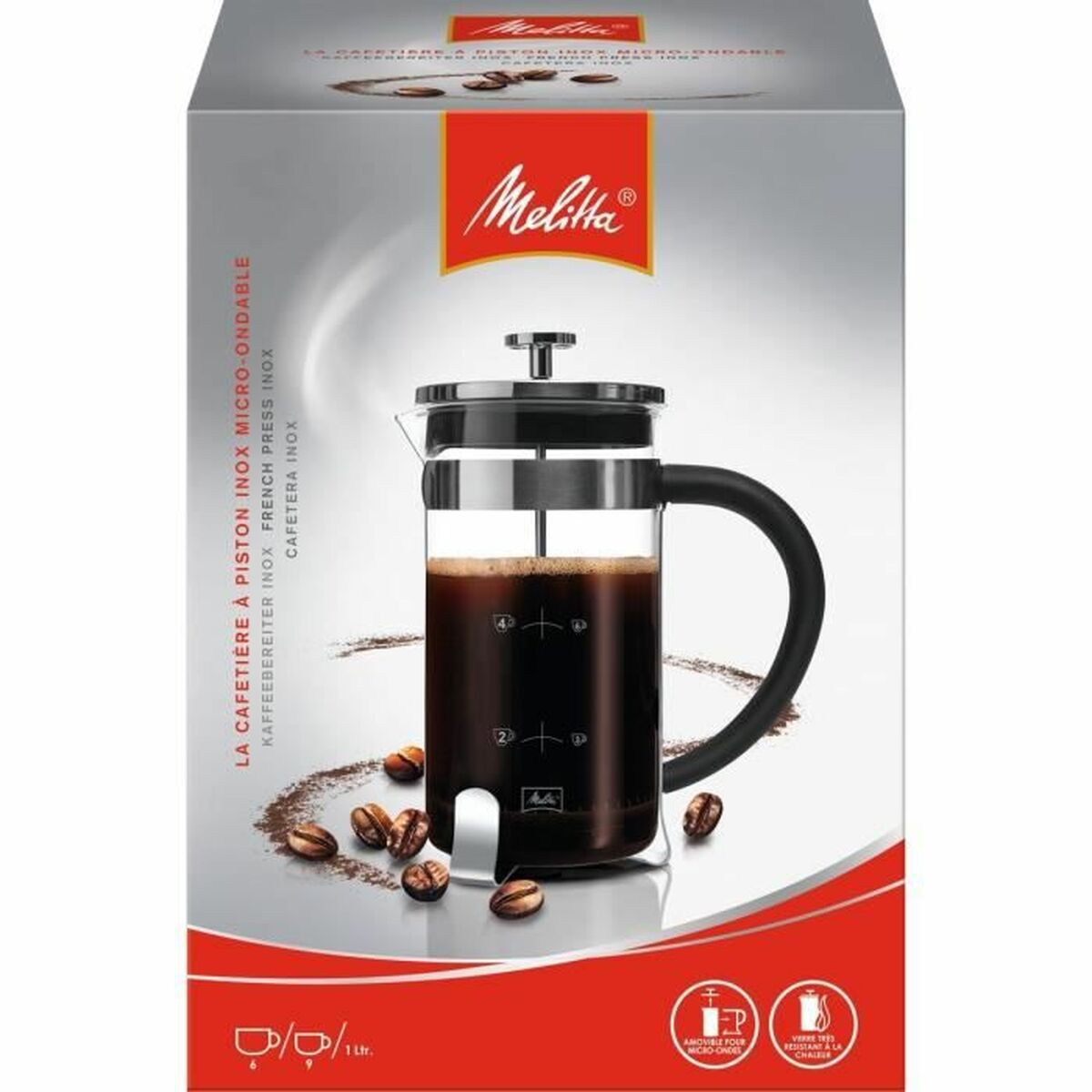 Kolben-Kaffeemaschine Melitta Premium 1 L 8 Kopper - CA International  