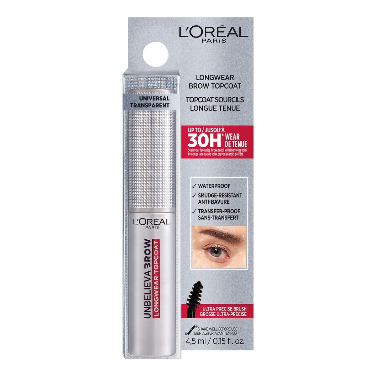 Eyebrow Liner Unbelievabrow L'Oréal Paris AA198600 Transparent - CA International   #