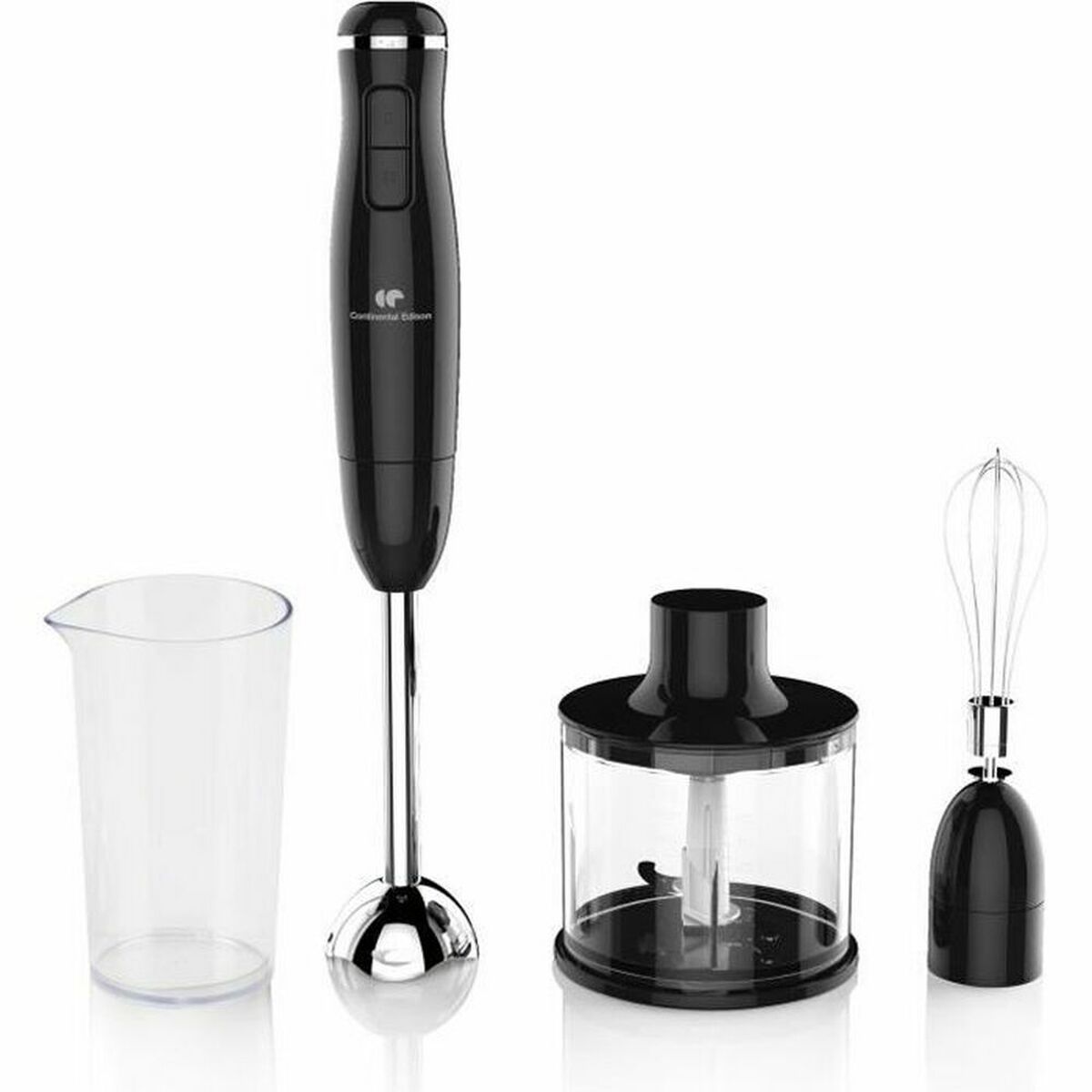 Multifunction Hand Blender with Accessories Continental Edison CEHB01 Black 400 W - CA International   #