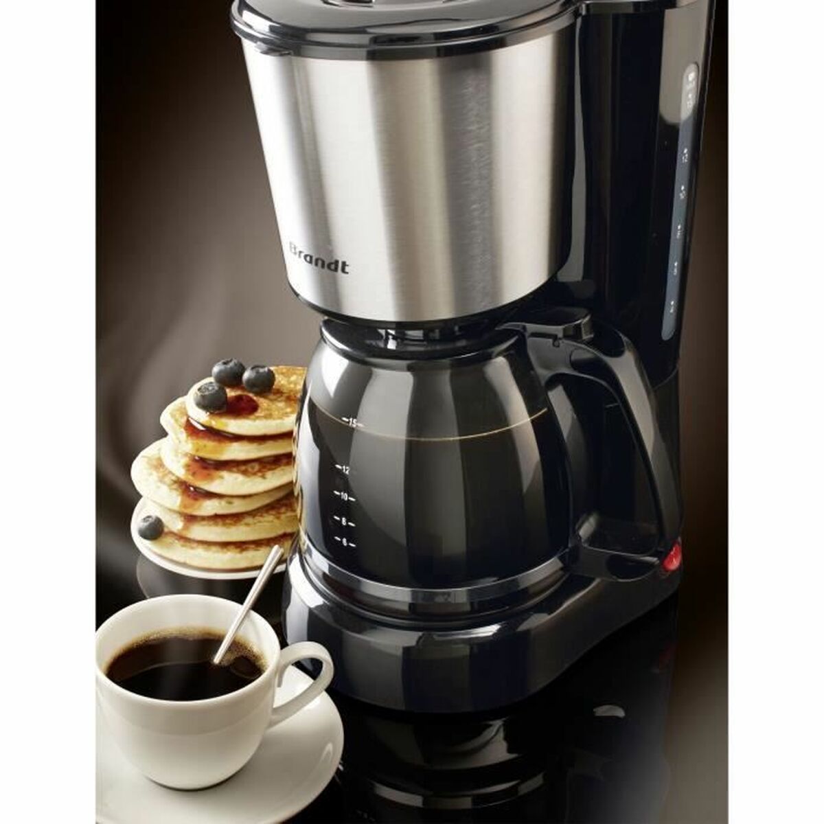 Drip Coffee Machine Brandt CAF815X 1,5 L - CA International  