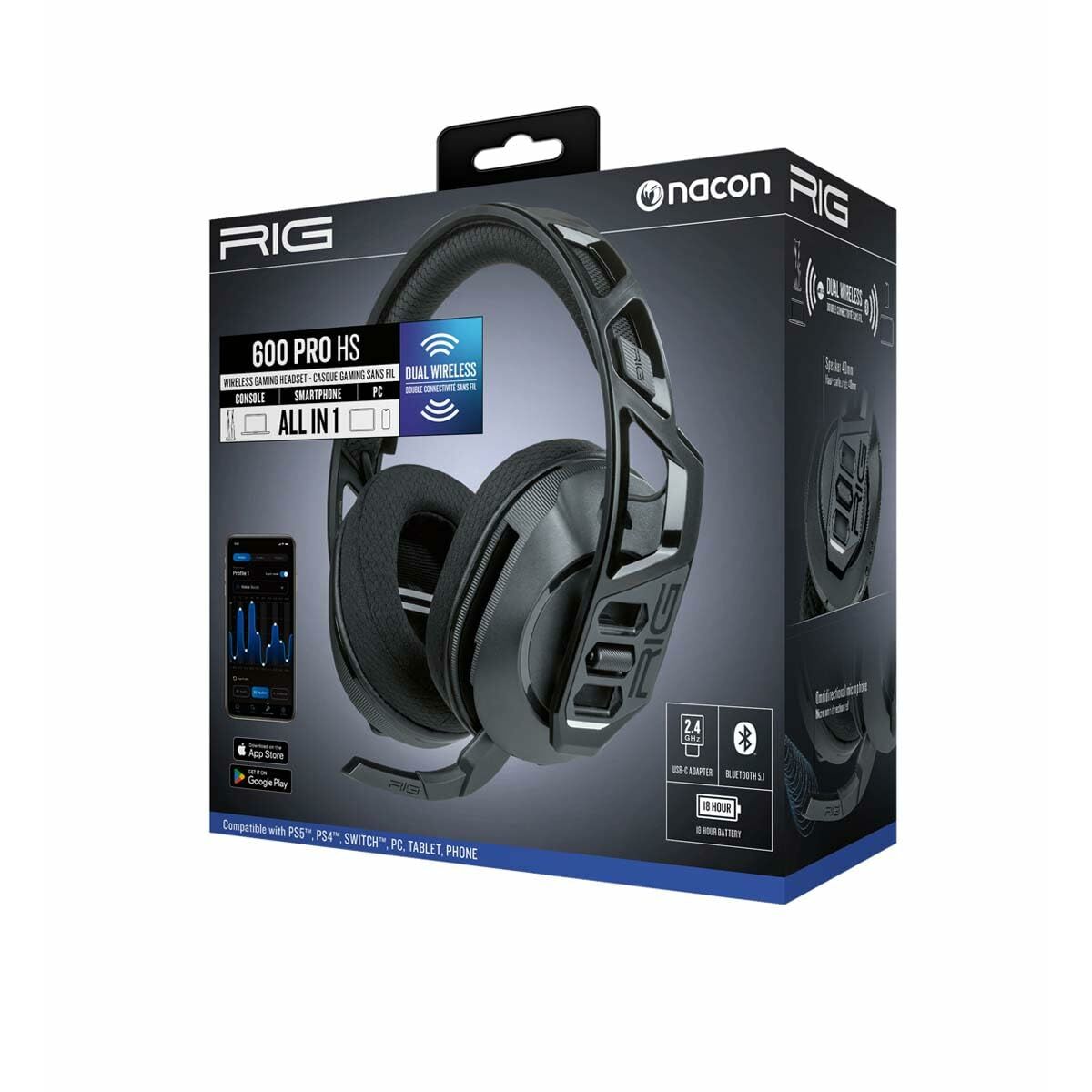 Gaming Headset mit Mikrofon Nacon RIG600PROHS - CA International  