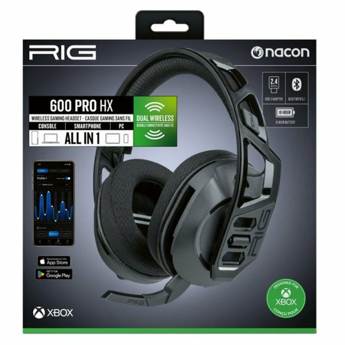 Gaming Headset with Microphone Nacon RIG600PROHX - CA International   #