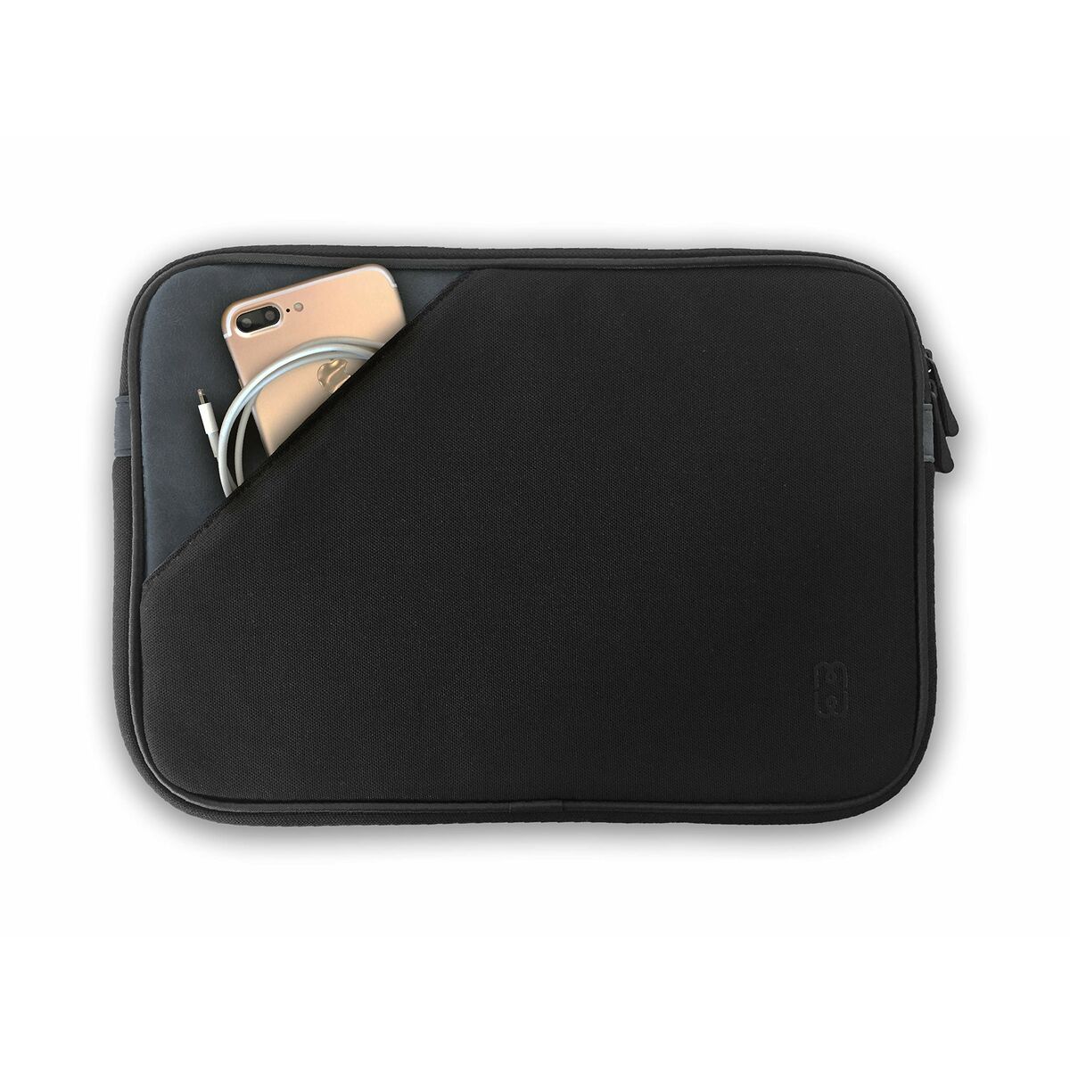 Laptop Cover Black / Grey Pocket Sleeve Grey - CA International   #