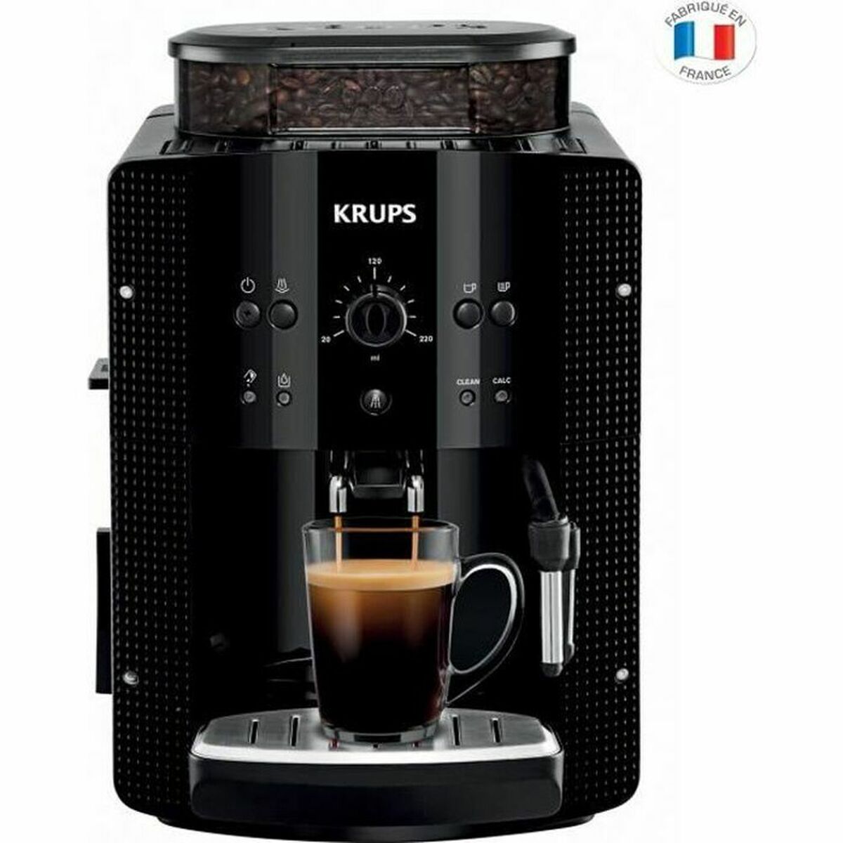 Superautomatische Kaffeemaschine Krups YY8125FD Schwarz 1450 W 15 bar 1,6 L - CA International  