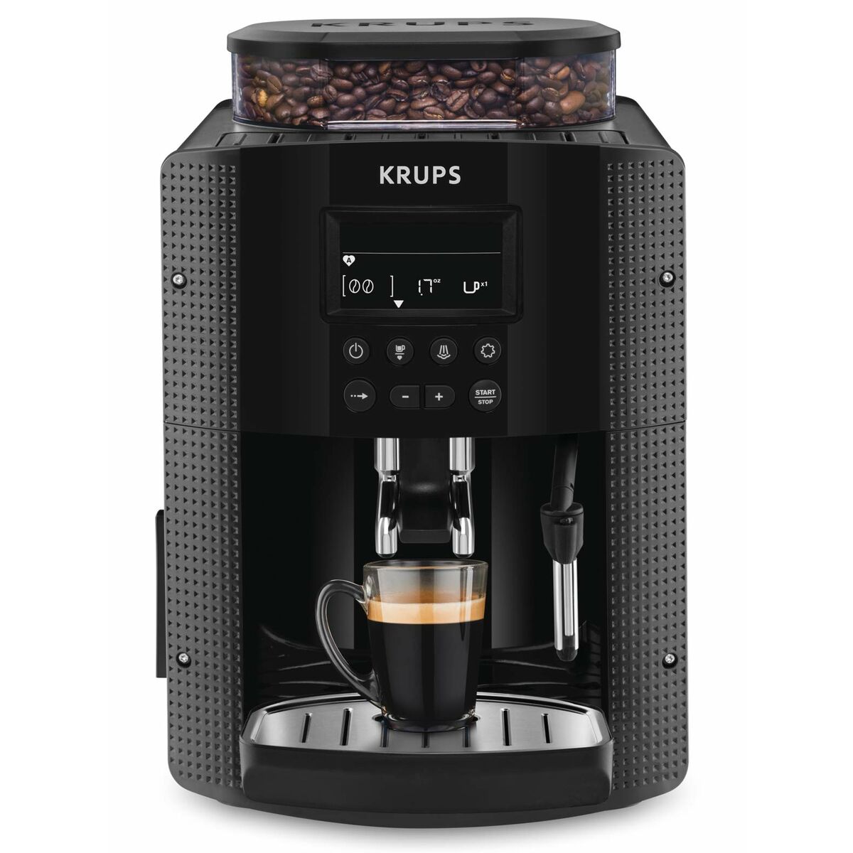 Superautomatische Kaffeemaschine Krups YY8135FD Schwarz 1450 W 15 bar 1,6 L - CA International 