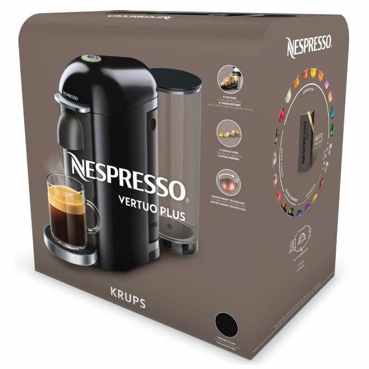 Kapsel-Kaffeemaschine Krups YY3916FD 1,2 L 1260 W - CA International  