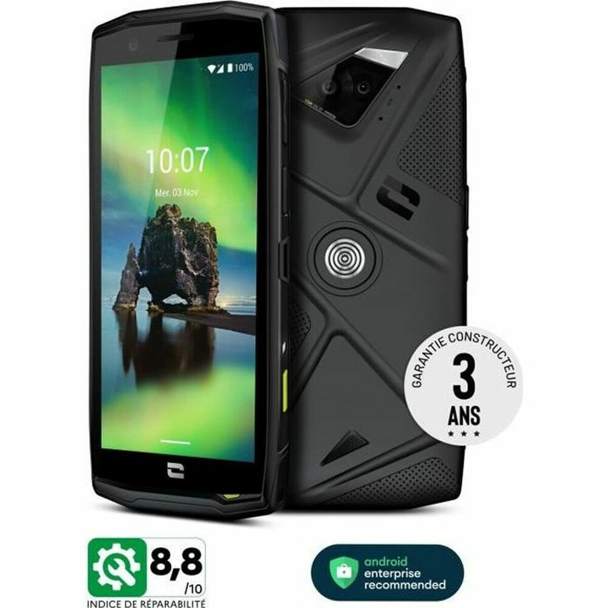 Smartphone CROSSCALL ACTION X5 Schwarz 64 GB 4 GB RAM 5,45" - CA International 
