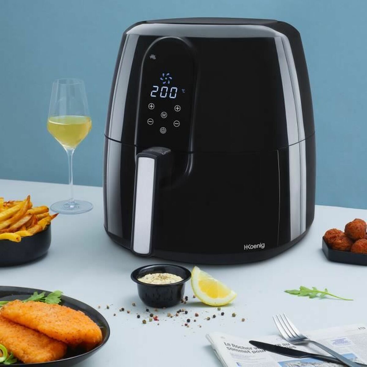 Air Fryer Hkoenig Black 1800 W 5,5 L-CA International