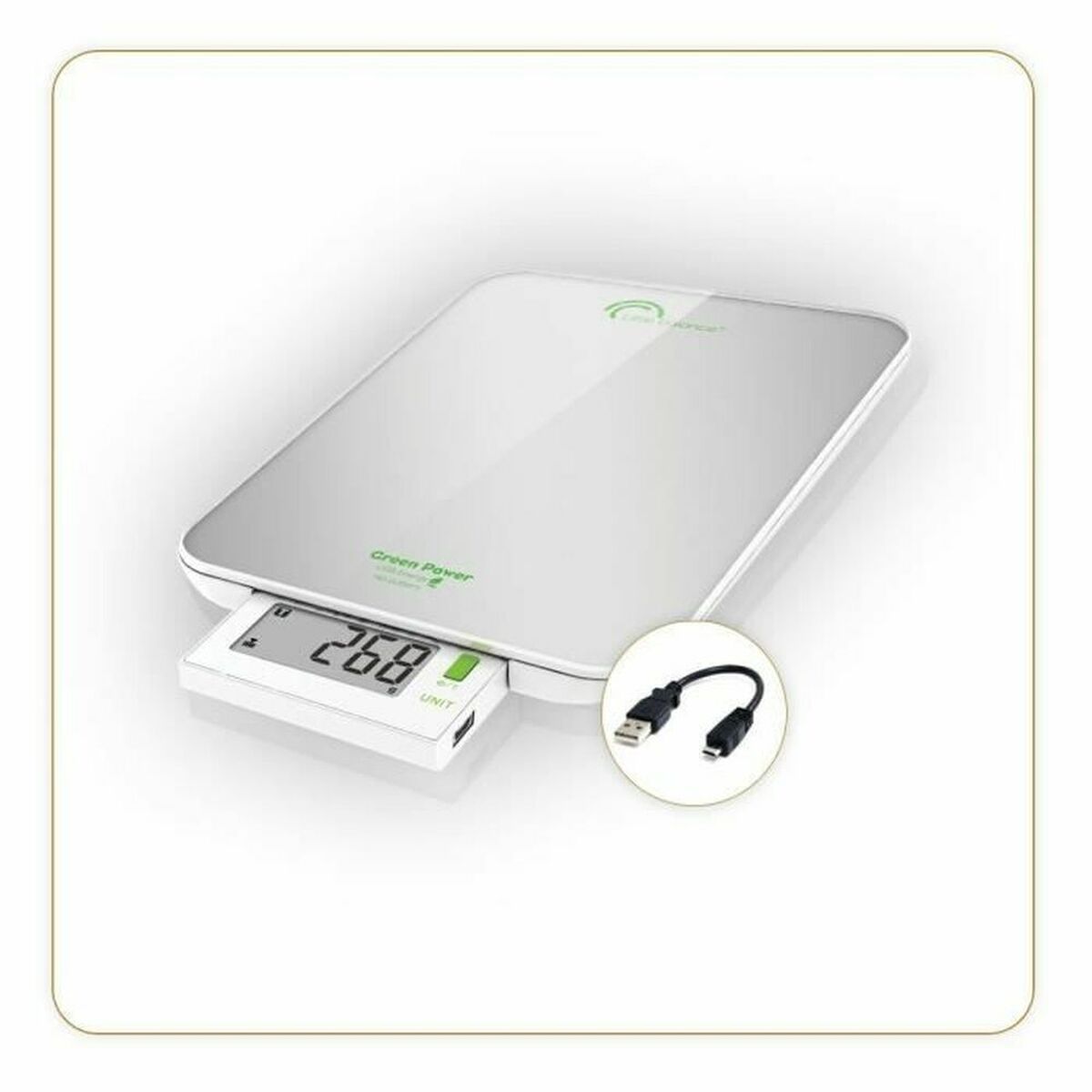 kitchen scale Little Balance Green Power 6 Kg-CA International