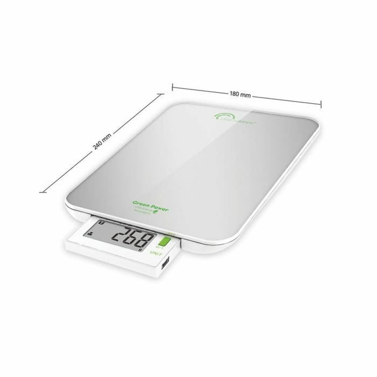 kitchen scale Little Balance Green Power 6 Kg-CA International