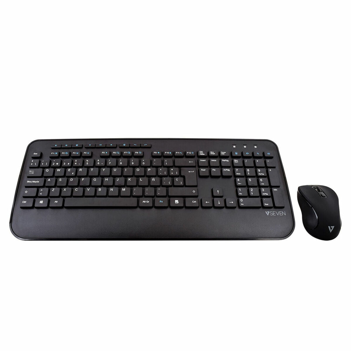 Tastatur mit Maus V7 CKW300ES Qwerty Spanisch Spanisch - CA International 