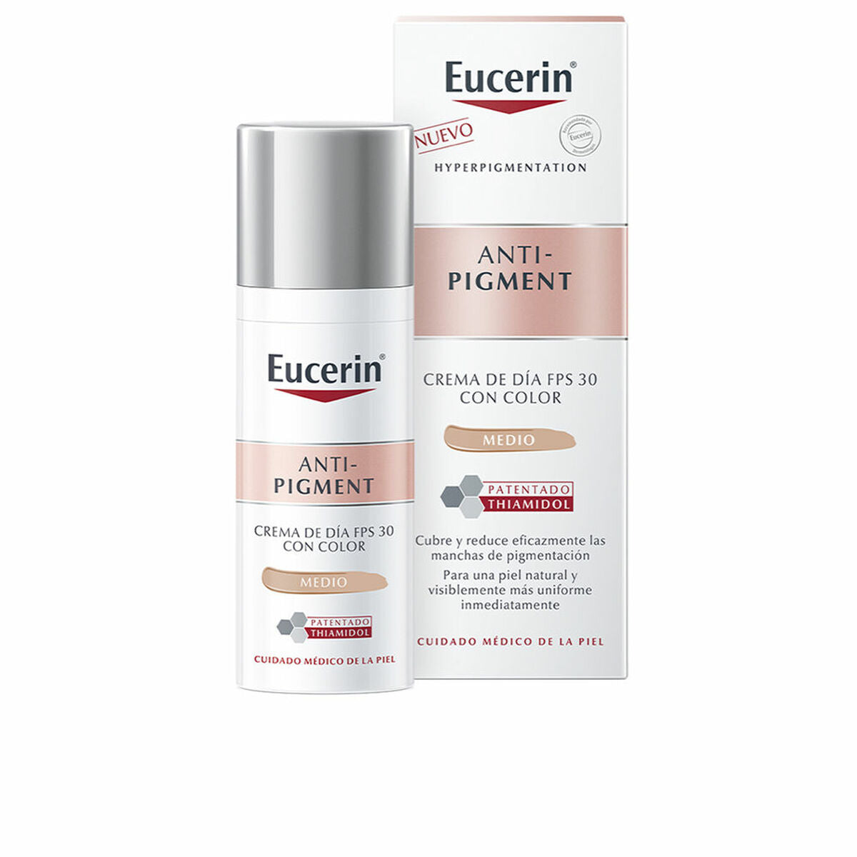 Cremige Make-up Grundierung Eucerin Anti Pigment Medio (50 ml) - CA International  