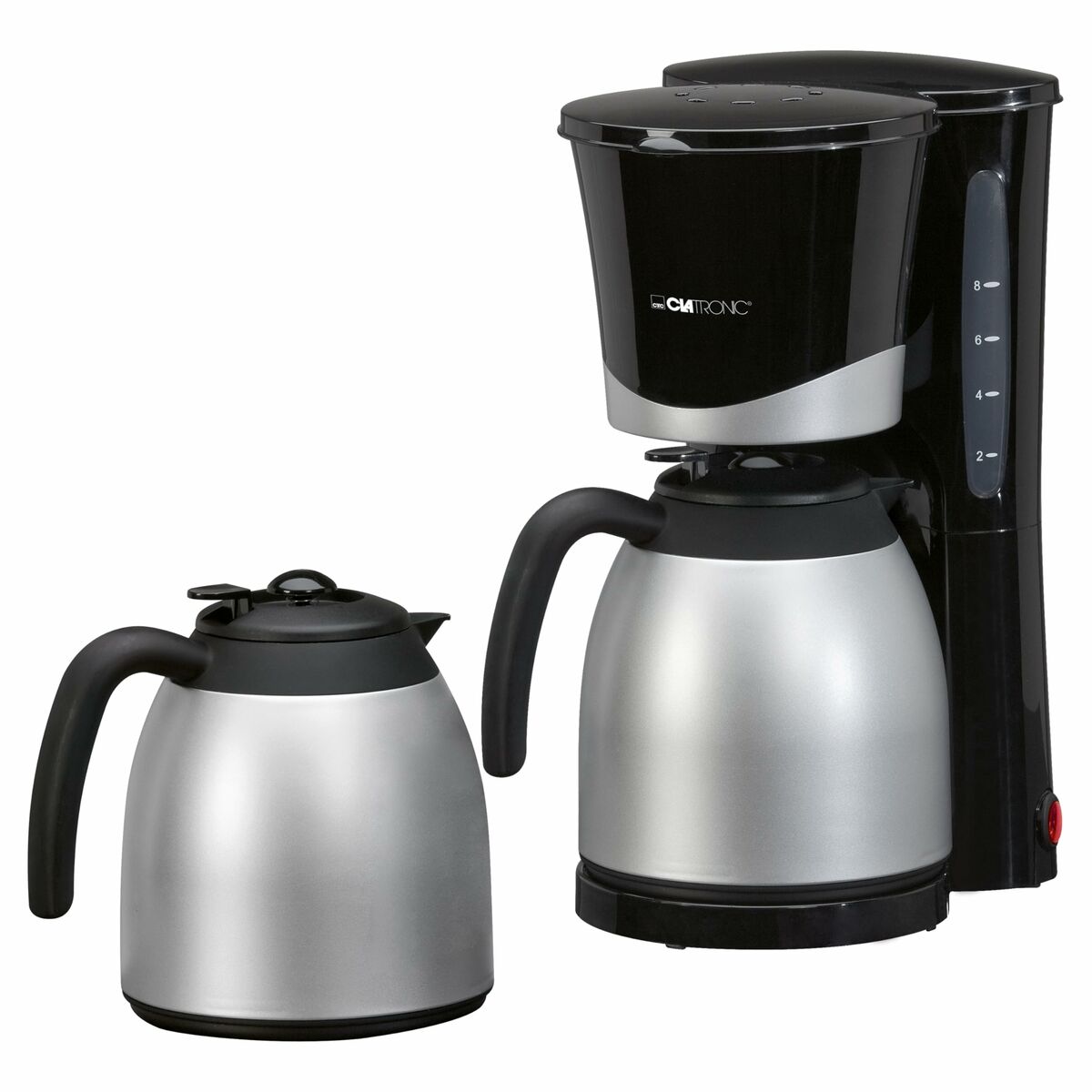 Superautomatic Coffee Maker Clatronic KA 3328 Black Steel - CA International   #