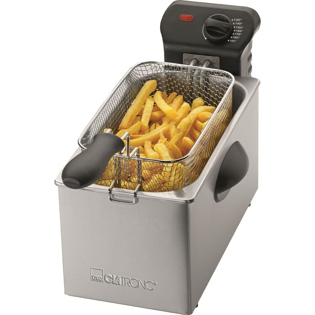 Deep-fat Fryer Clatronic FR 3587 Black Silver 2000 W 3 L - CA International   #