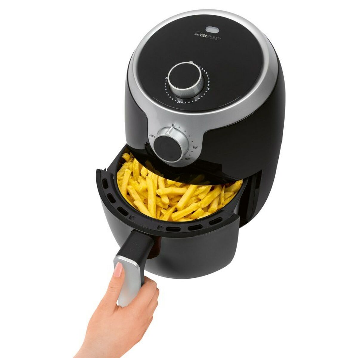 Air Fryer Clatronic FR 3769 H Black 1000 W 1,8 L - CA International   #