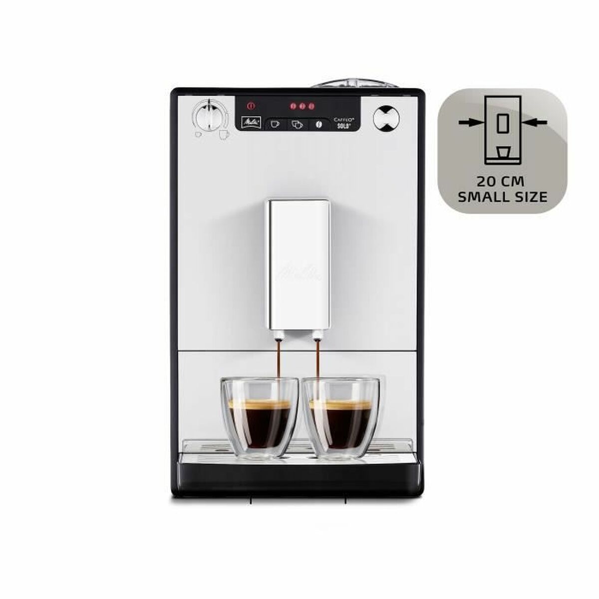 Superautomatische Kaffeemaschine Melitta Solo Silver E950-103 Silberfarben 1400 W 1450 W 15 bar 1,2 L 1400 W - CA International  