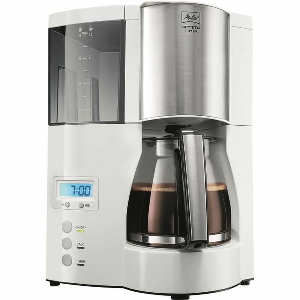 Filterkaffeemaschine Melitta Optima Timer 850 W Weiß 850 W - CA International  
