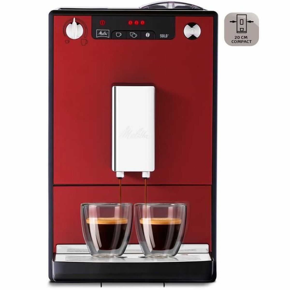 Superautomatische Kaffeemaschine Melitta CAFFEO SOLO 1400 W Rot 1400 W 15 bar - CA International  