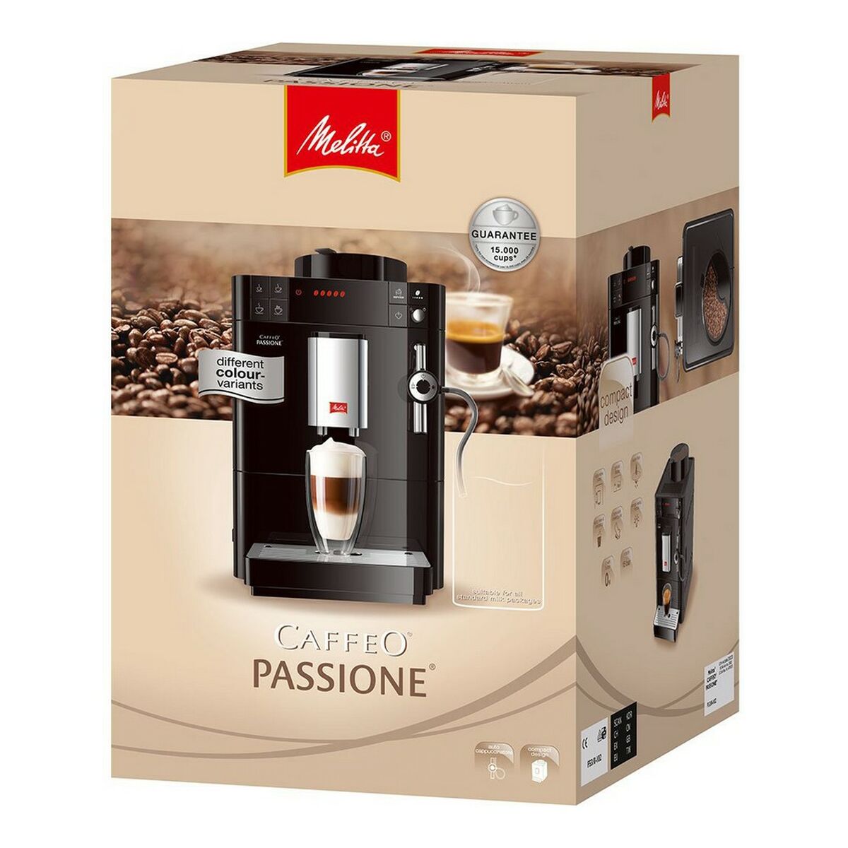 Superautomatische Kaffeemaschine Melitta F530-102 Schwarz 1450 W 1,2 L - CA International  