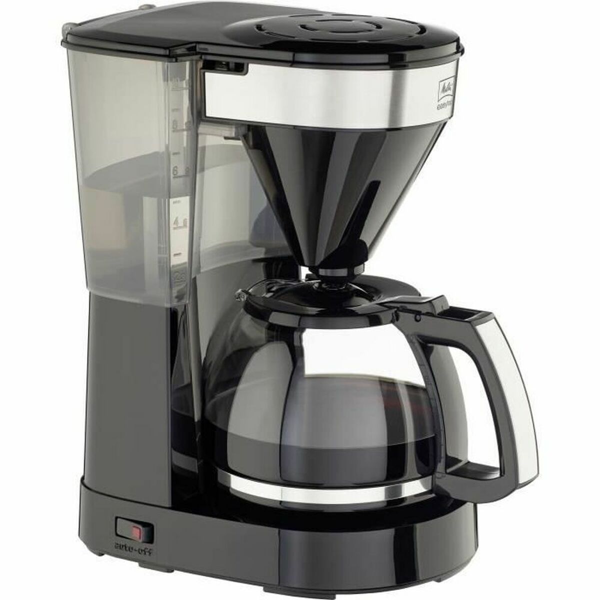 Elektrische Kaffeemaschine Melitta Easy Top II 1023-04 1050 W Schwarz 1050 W 1,25 L 900 g - CA International  