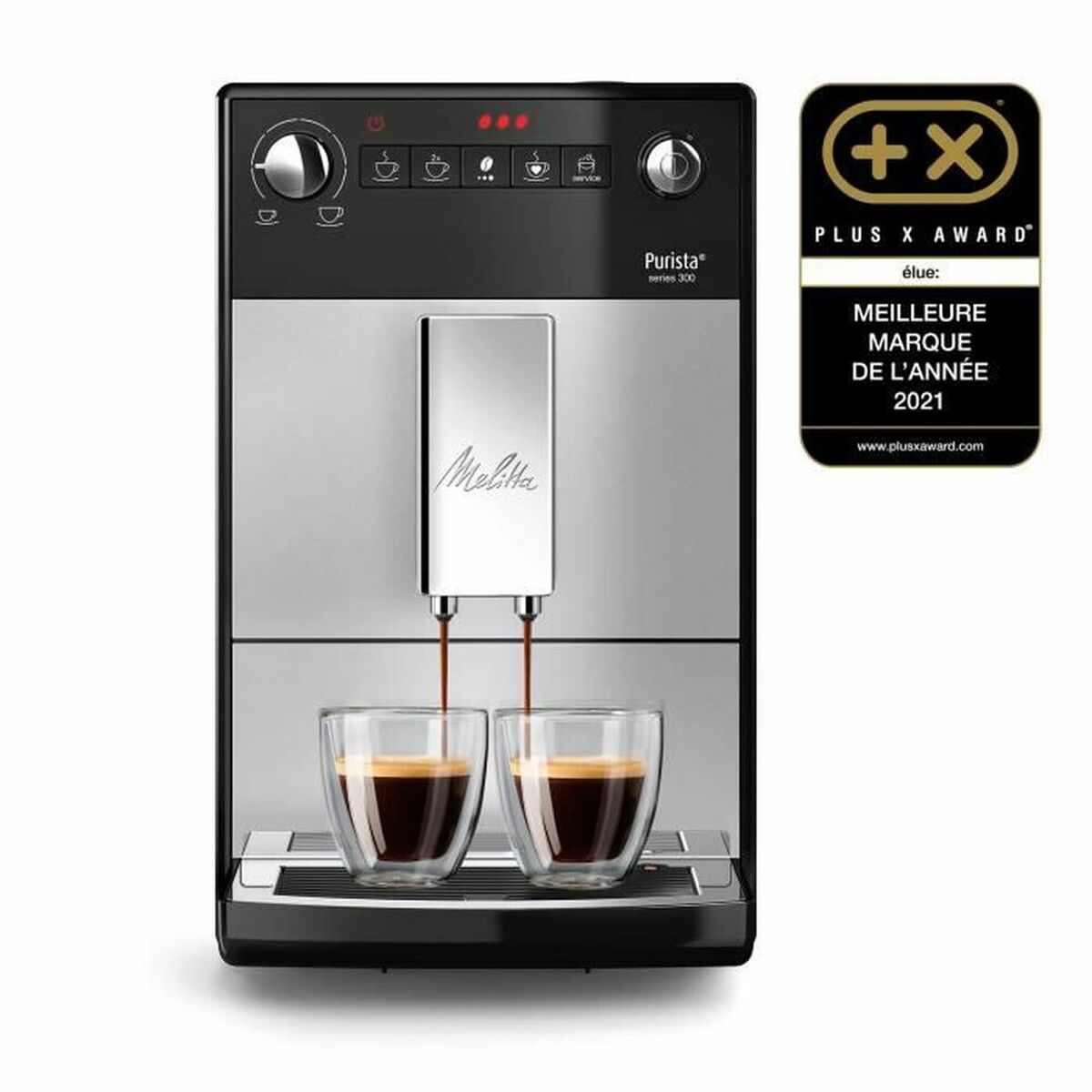 Superautomatische Kaffeemaschine Melitta F230-101 Silberfarben 1450 W 15 bar 1 L - CA International  