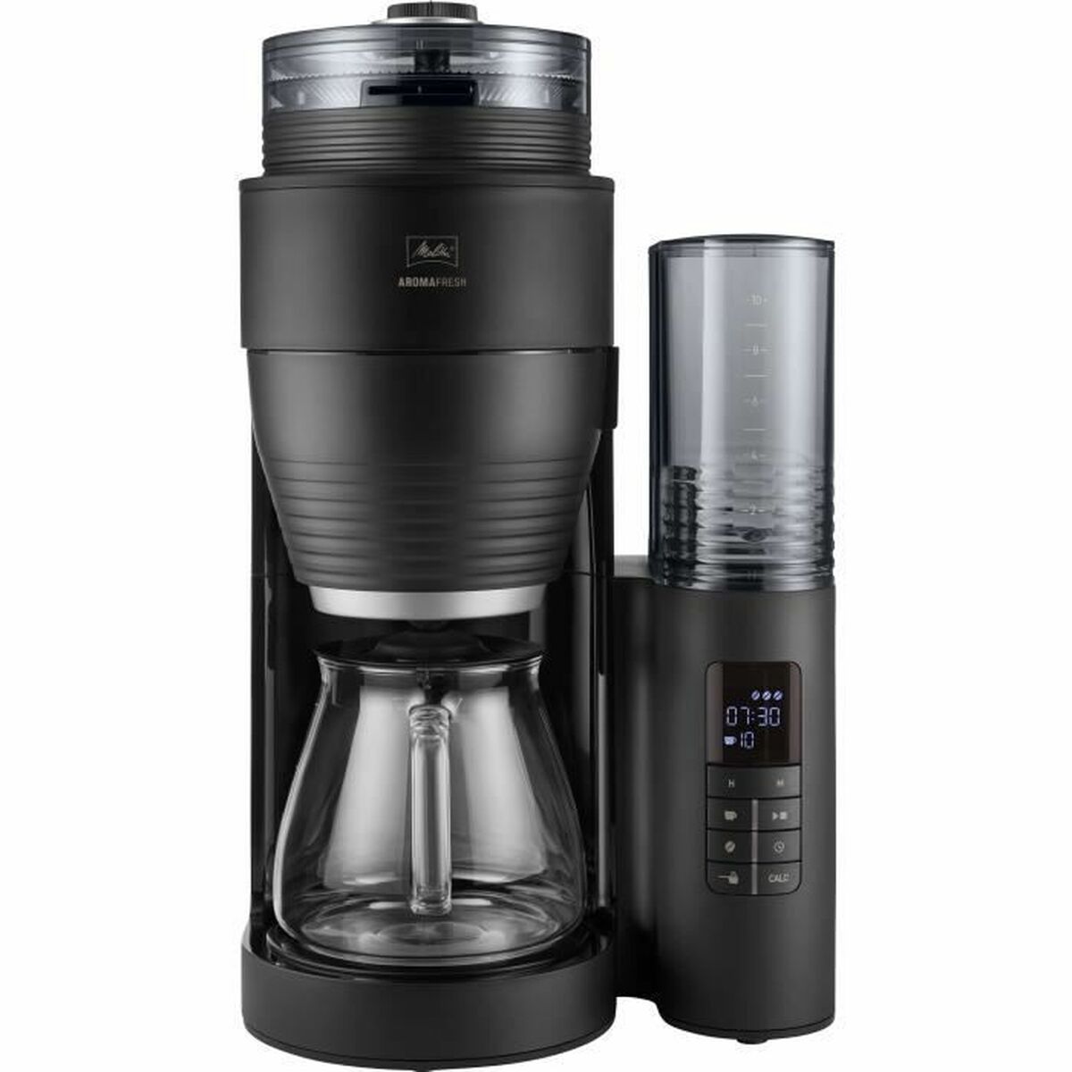 Drip Coffee Machine Melitta AROMAFRESH GLASS X BLACK-SILV 1 Black Matte back 1,25 L - CA International   #