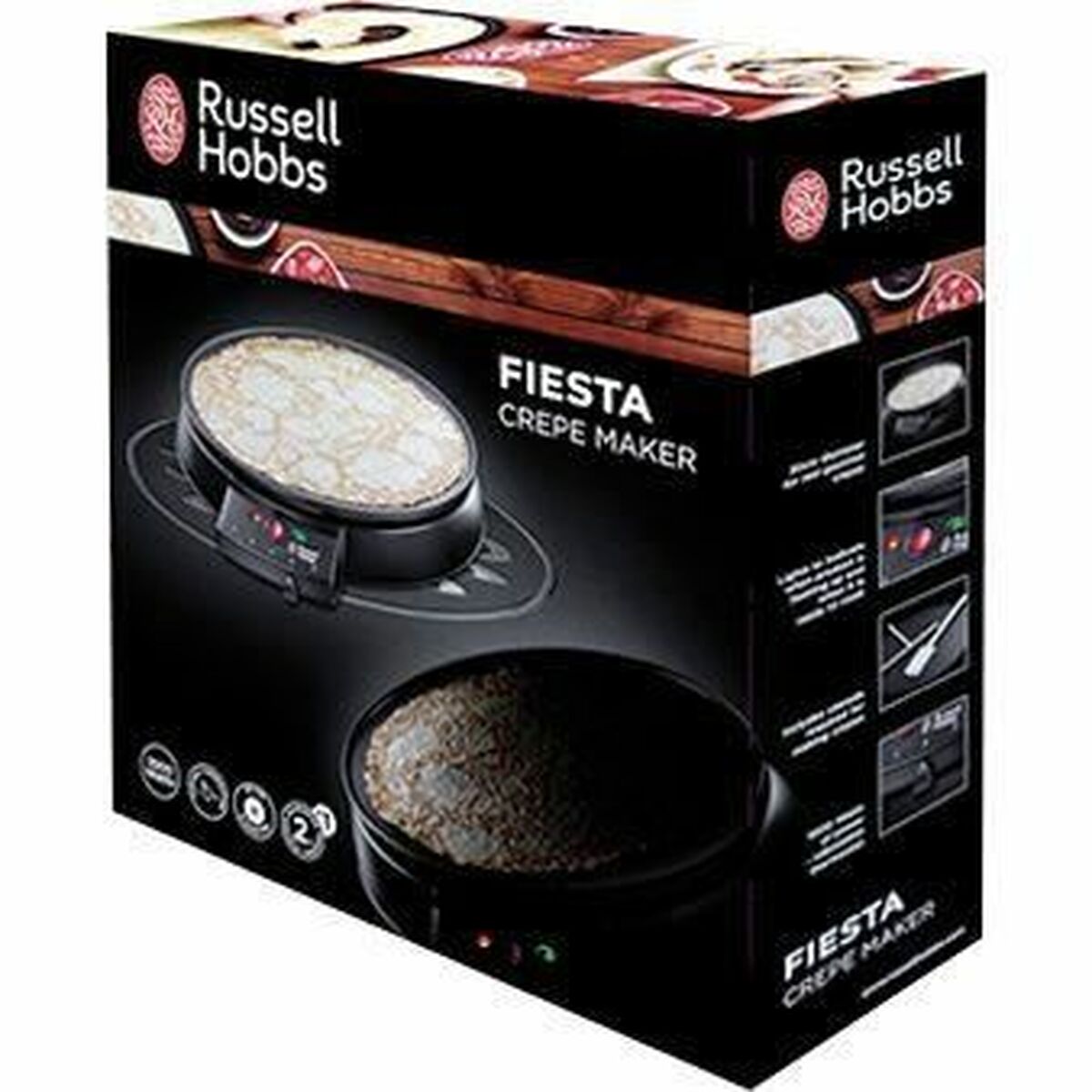 Crepe Maker Russell Hobbs 20920-56 Black-CA International