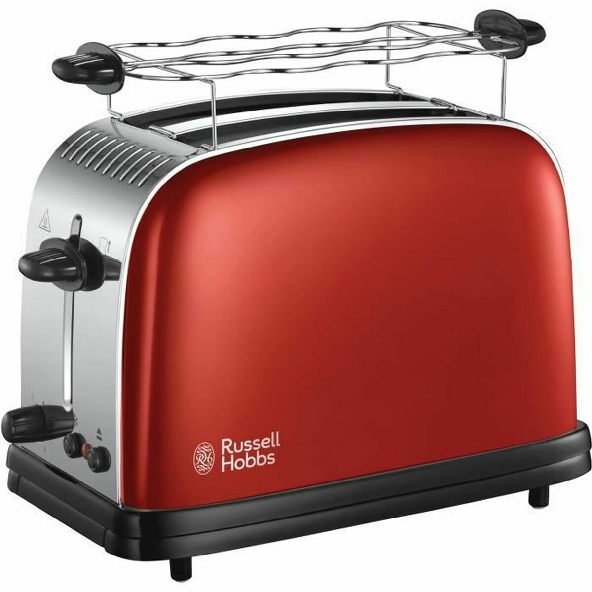 Toaster Russell Hobbs Colours Plus+ Flame Red 1670 W - CA International 