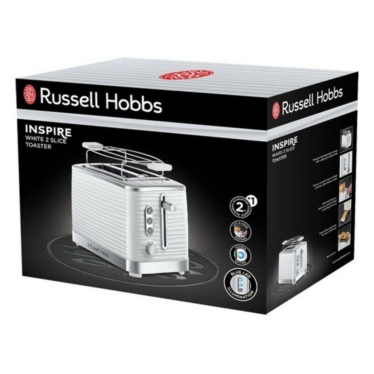 Toaster Russell Hobbs 000247342000 Weiß 1050 W 1050W - CA International  