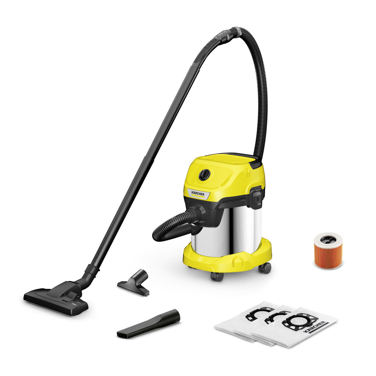 Wet and dry vacuum cleaner Kärcher WD 3 S 1000 W 15 L - CA International   #