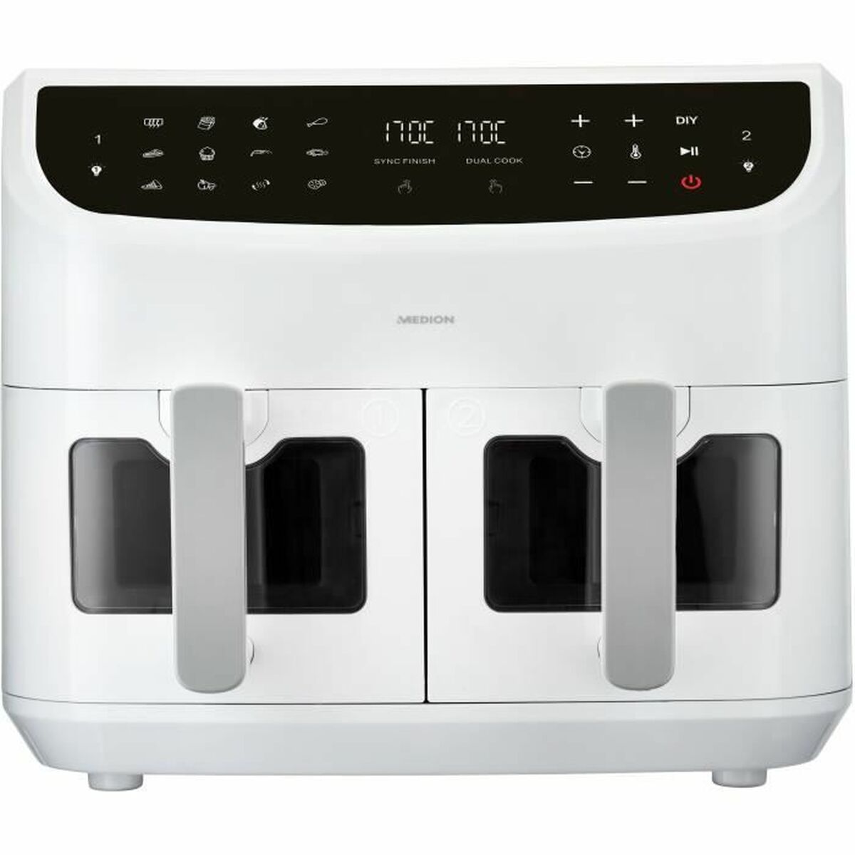 Air Fryer Medion LIFE P20 White Black 2600 W 8,7 l-CA International