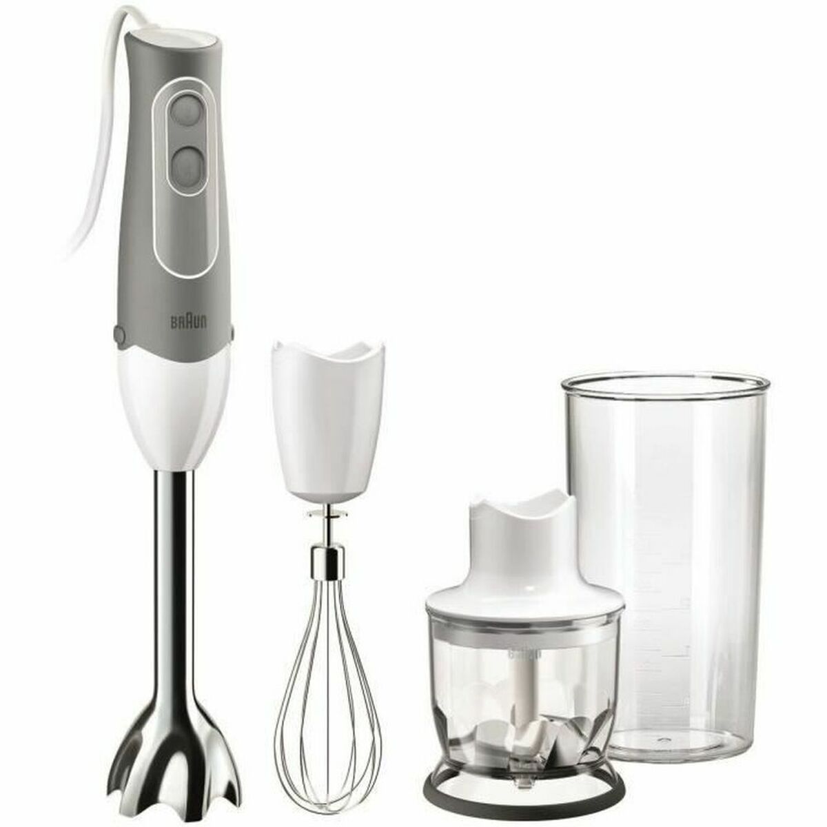 Multifunction Hand Blender with Accessories Braun MQ 525 Omelette 600W - CA International  