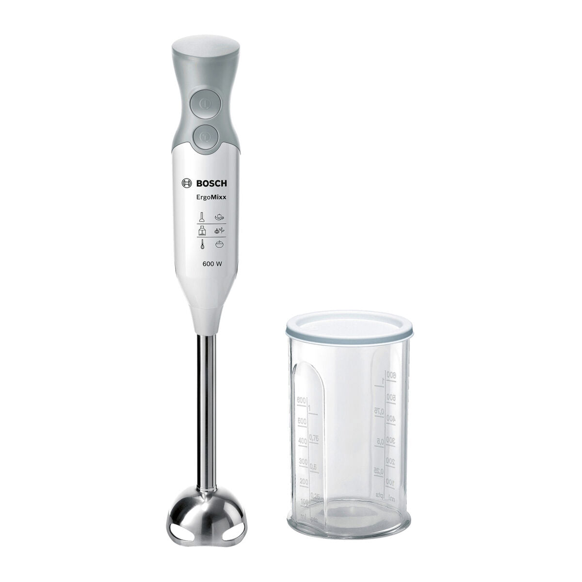 Hand-held Blender BOSCH MSM66110 600W White Grey 600 W - CA International   #