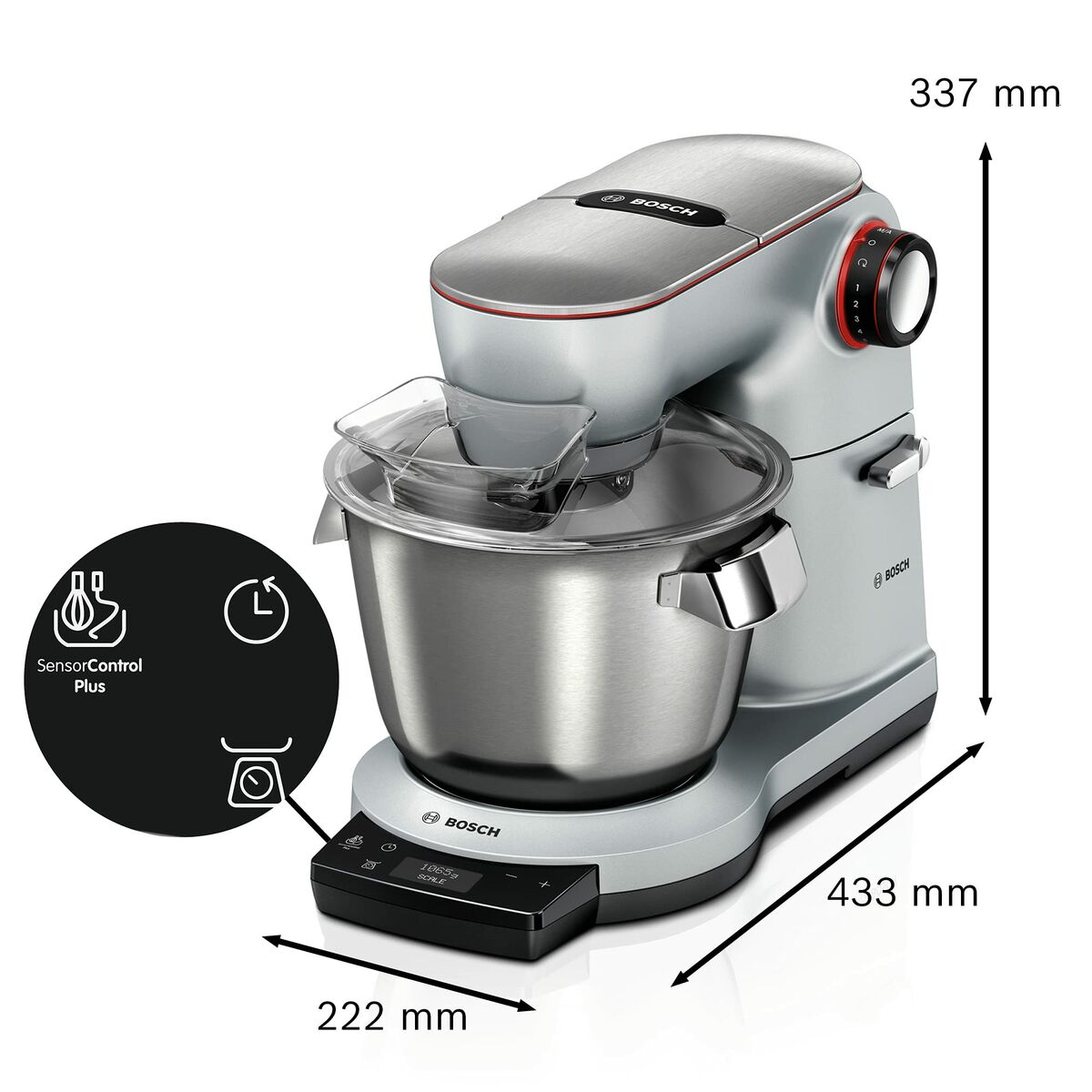 Mixer-Kneader with Bowl BOSCH MUM9AX5S00 5,5 L 1500 W - CA International   #