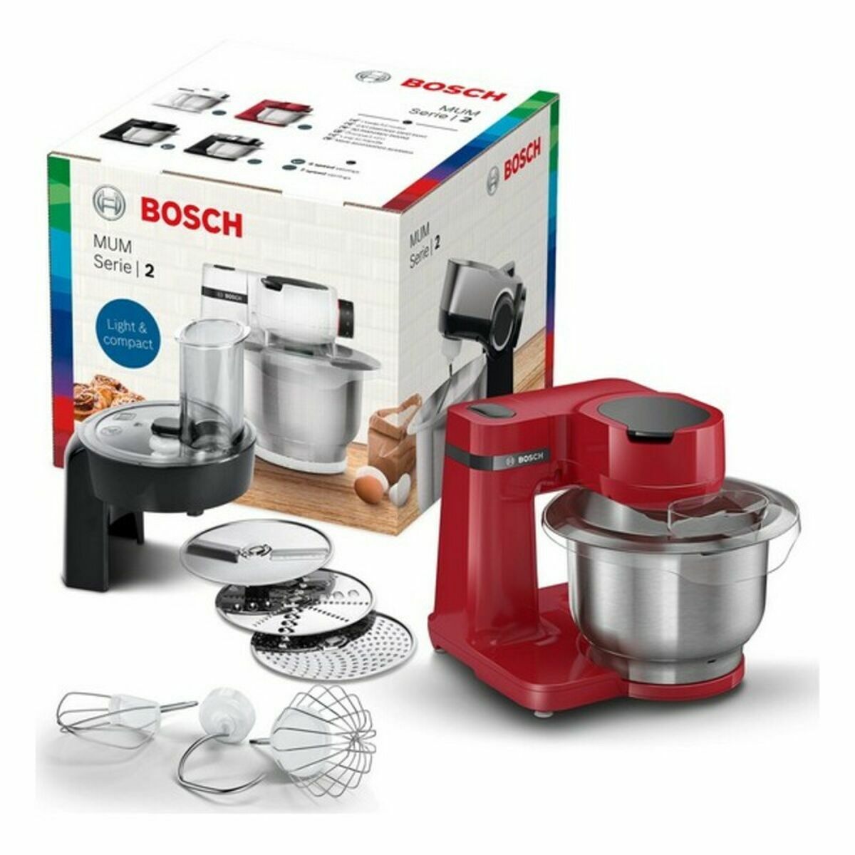 Food Processor BOSCH MUM 700W Red 700 W - CA International   #