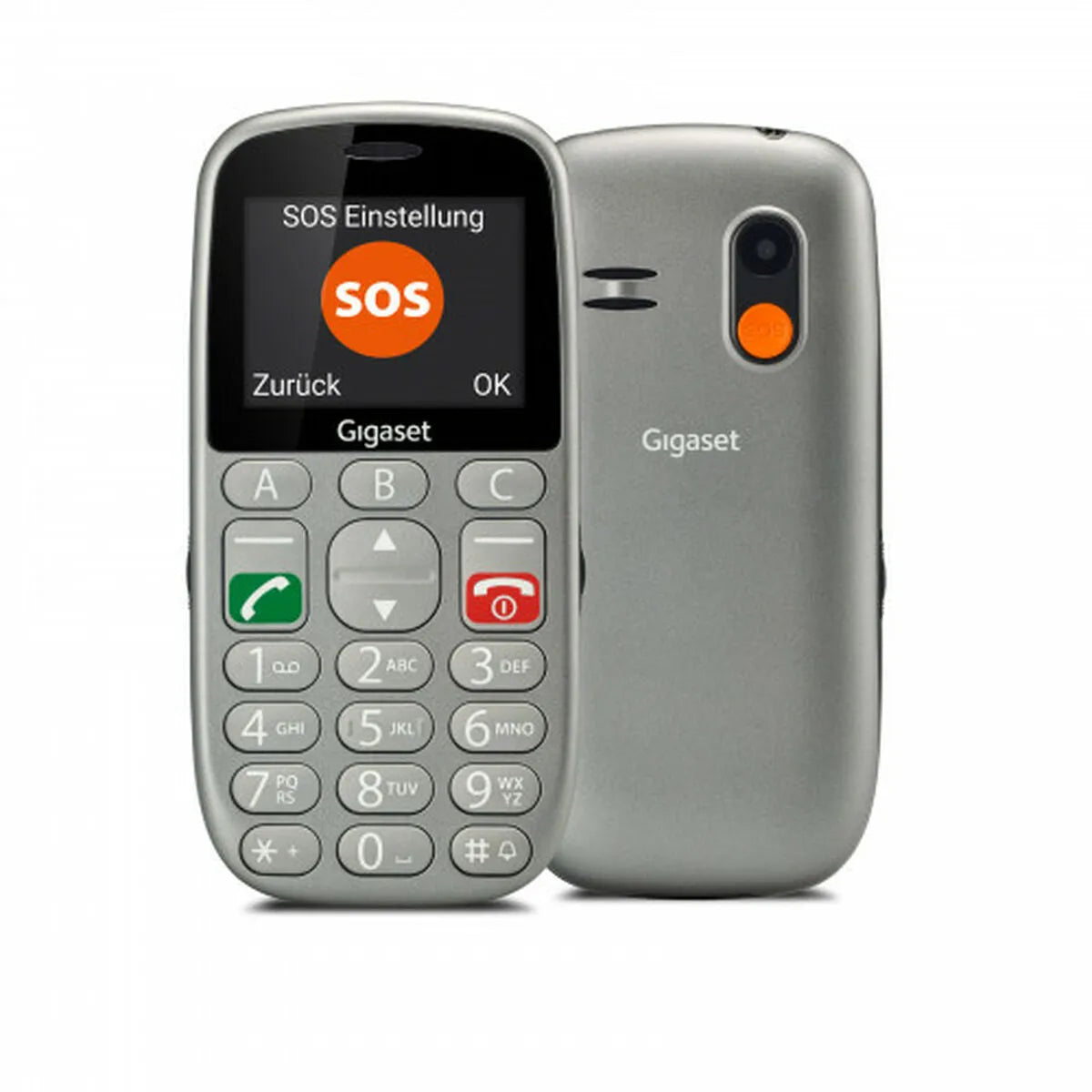 Mobile telephone for older adults Gigaset GL390 32 MB RAM 2,2" 800 mAh - CA International