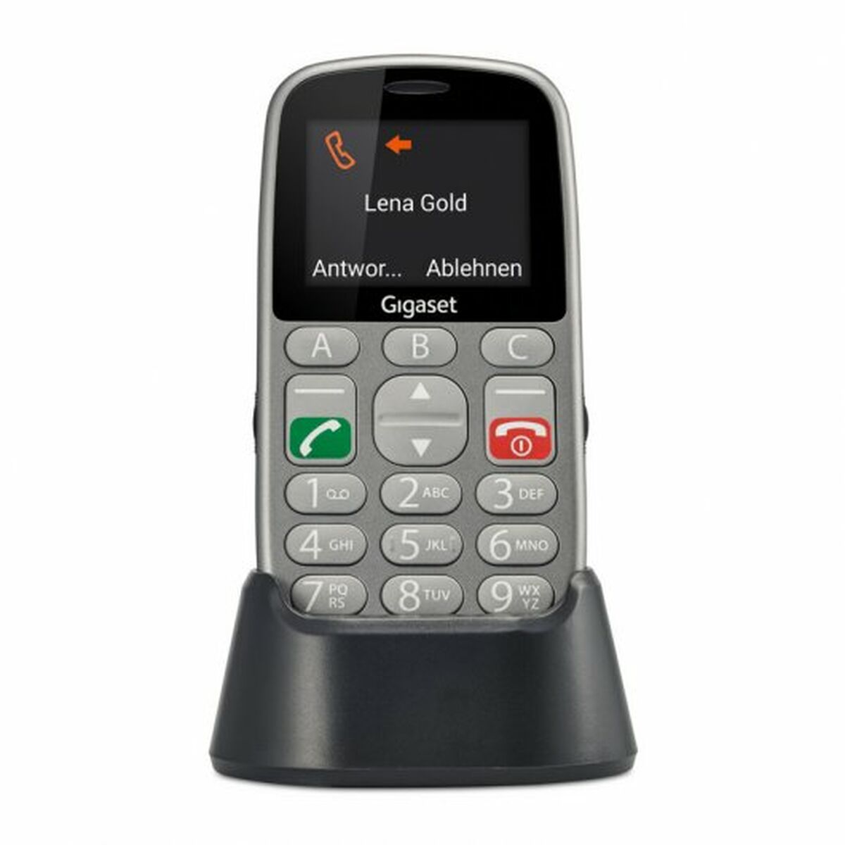 Mobiltelefon für ältere Erwachsene Gigaset GL390 2,2" 2G Grau 32 GB RAM - CA International  