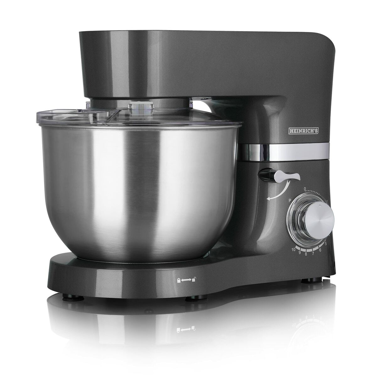 Food Processor Heinrich's HKM 6278 Grey 1300 W - CA International   #