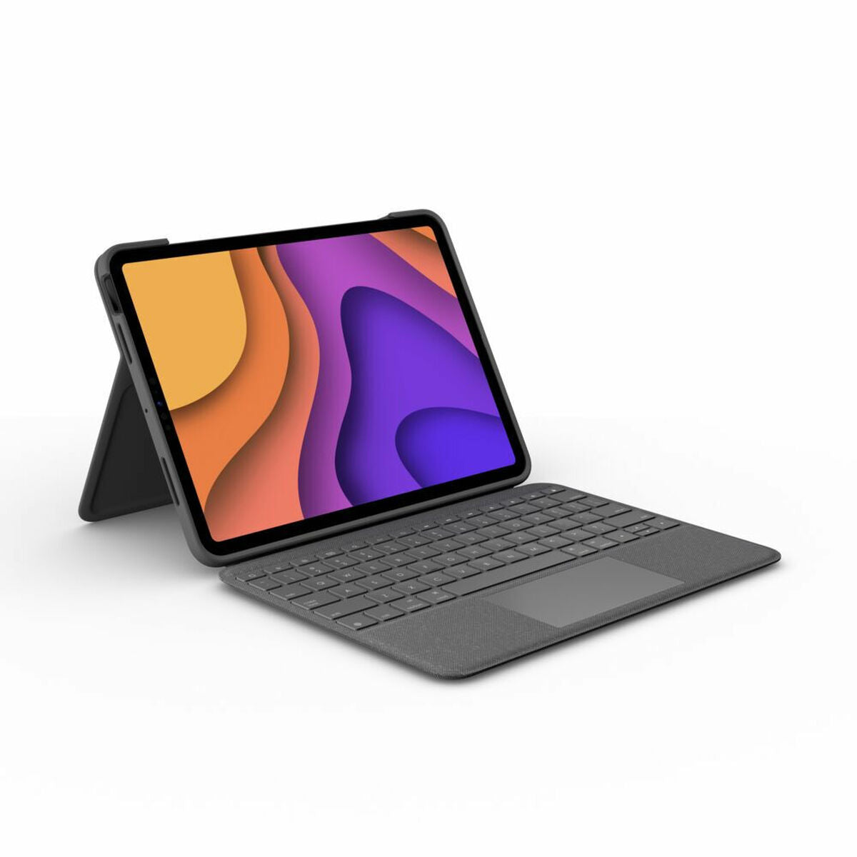 Tastatur Logitech iPad Air 2020 Grau Qwerty Spanisch - CA International  