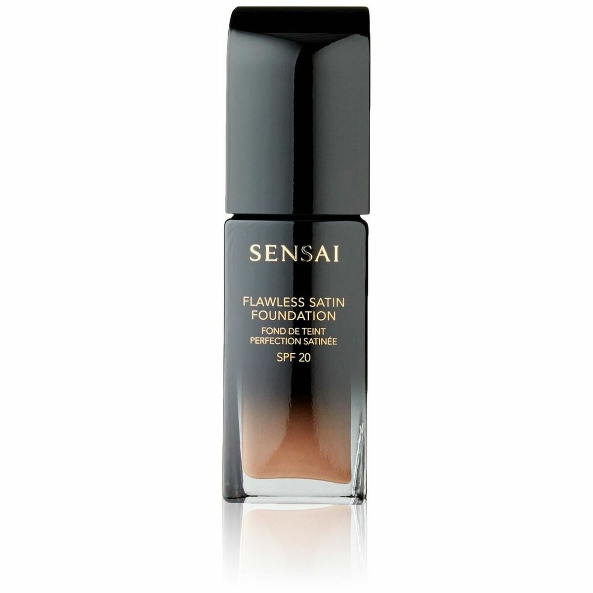 Liquid Make Up Base Lawless Satin Foundation Sensai 205-Mocha beig (30 ml) - CA International   #