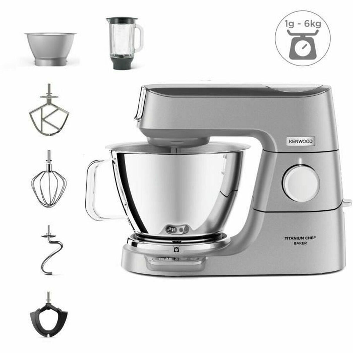 Food Processor Kenwood KVC85.124SI Silver 1200 W - CA International   #