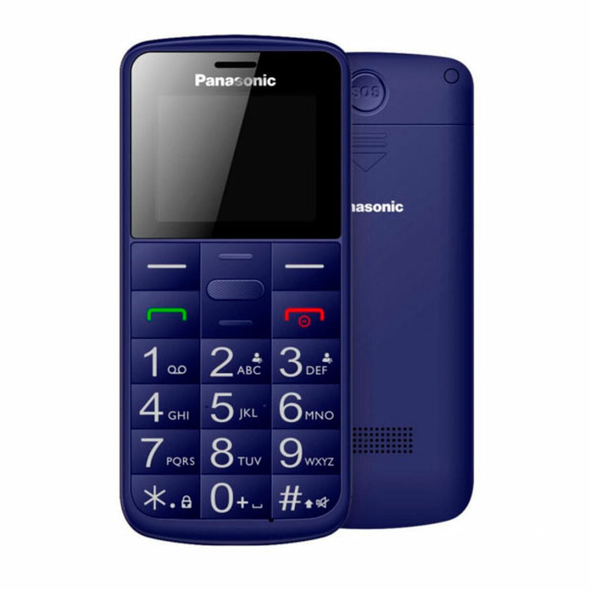 Mobiltelefon für ältere Erwachsene Panasonic KX-TU110EXC 1,77" TFT Bluetooth LED Blau - CA International 