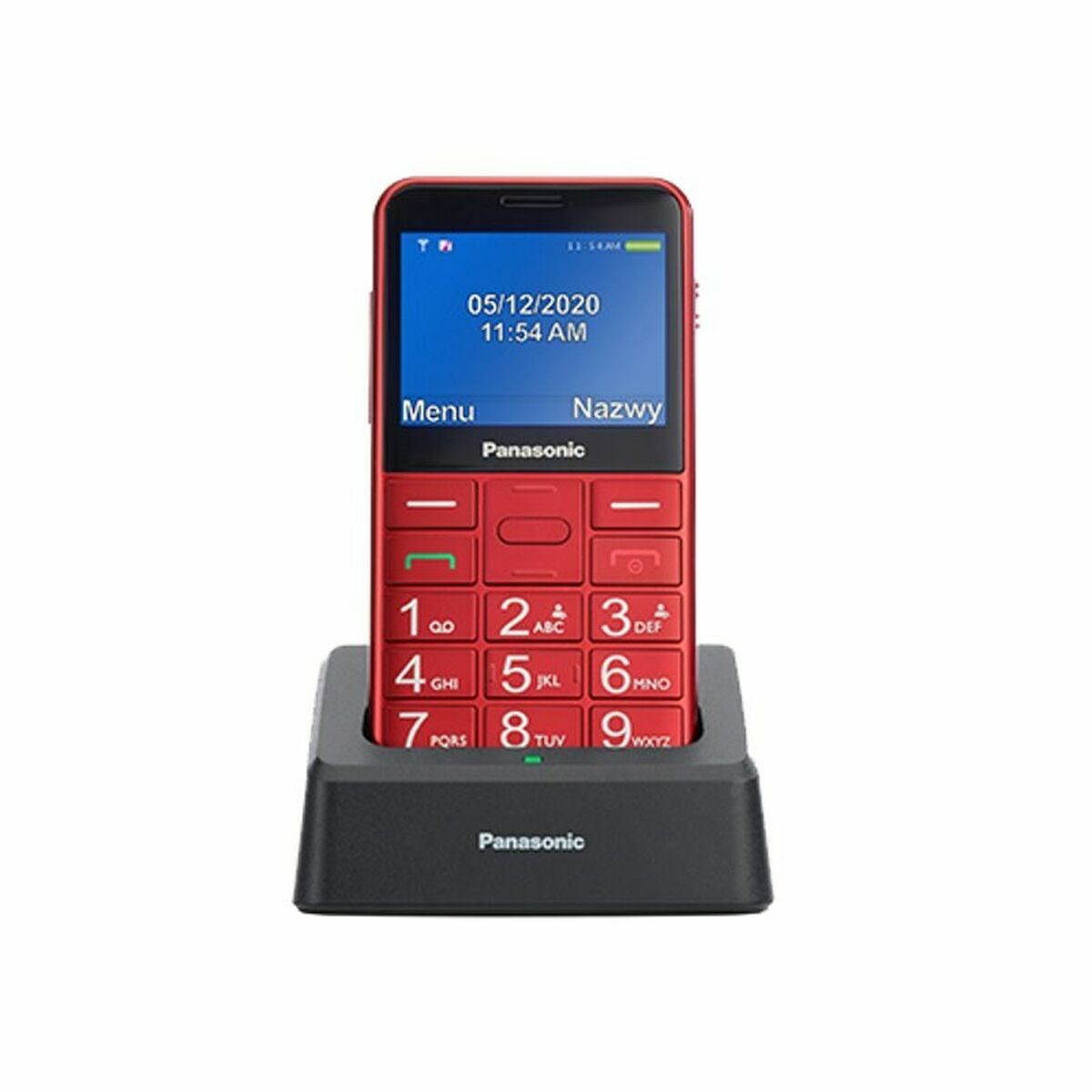 Mobiltelefon für ältere Erwachsene Panasonic KX-TU155EXRN 2,4" Rot - CA International 