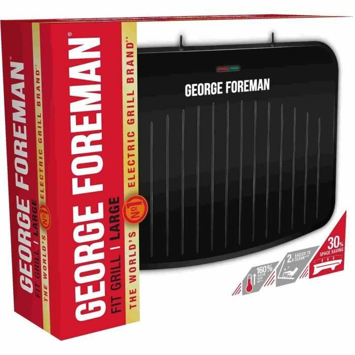 Toaster George Foreman L 2400 W Black-CA International