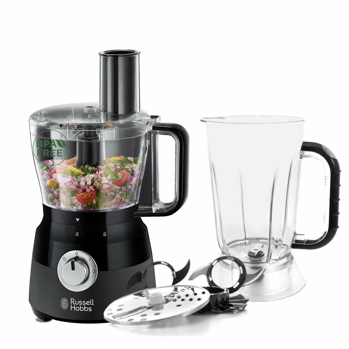 Food Processor Russell Hobbs 24732-56 Black 1,5 L - CA International   #