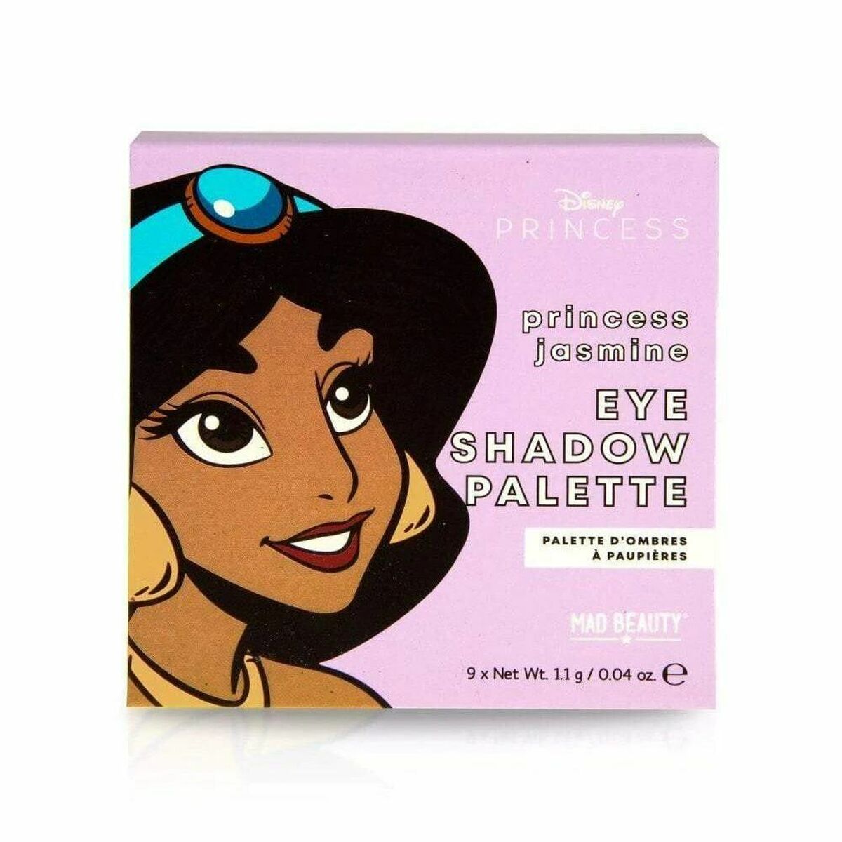 Palette mit Lidschatten Mad Beauty Disney Princess Jasmine Mini (9 x 1,1 g) - CA International  