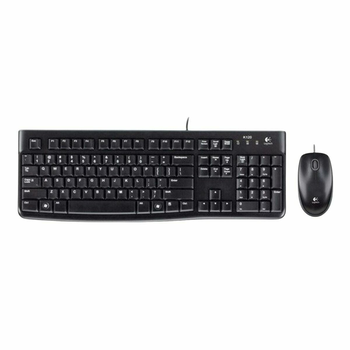 Tastatur mit Maus Logitech MK120 Schwarz Deutsch QWERTZ - CA International 