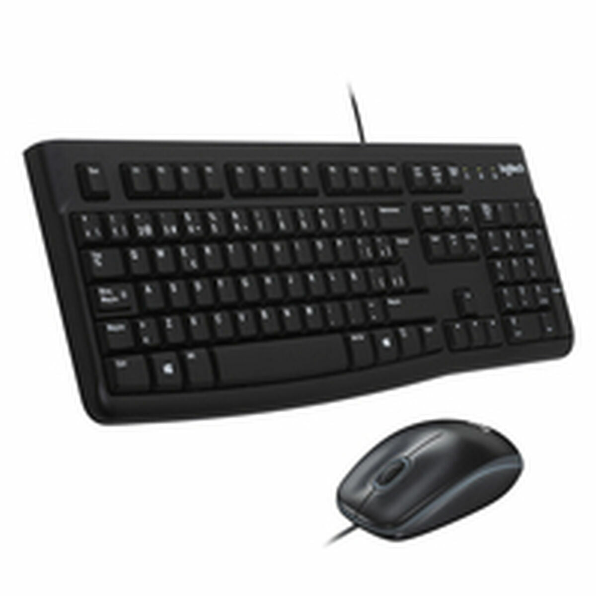 Tastatur mit Maus Logitech 920-002550 Schwarz Qwerty Spanisch - CA International  