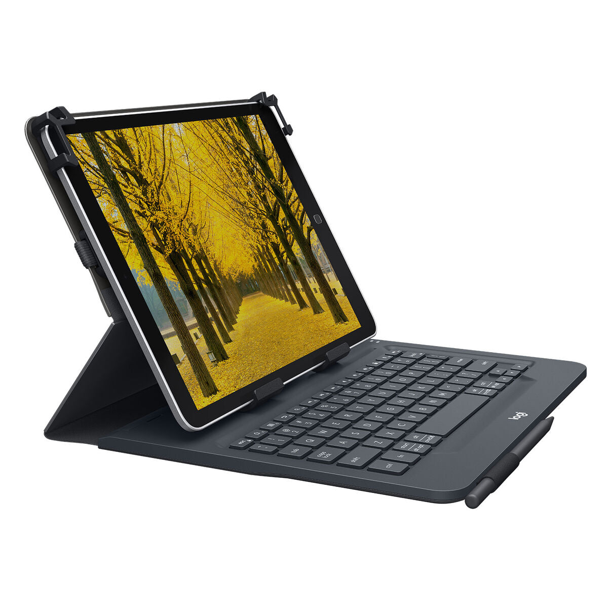 Bluetooth Keyboard with Support for Tablet Logitech 920-008336 Black Spanish Qwerty QWERTY - CA International   #